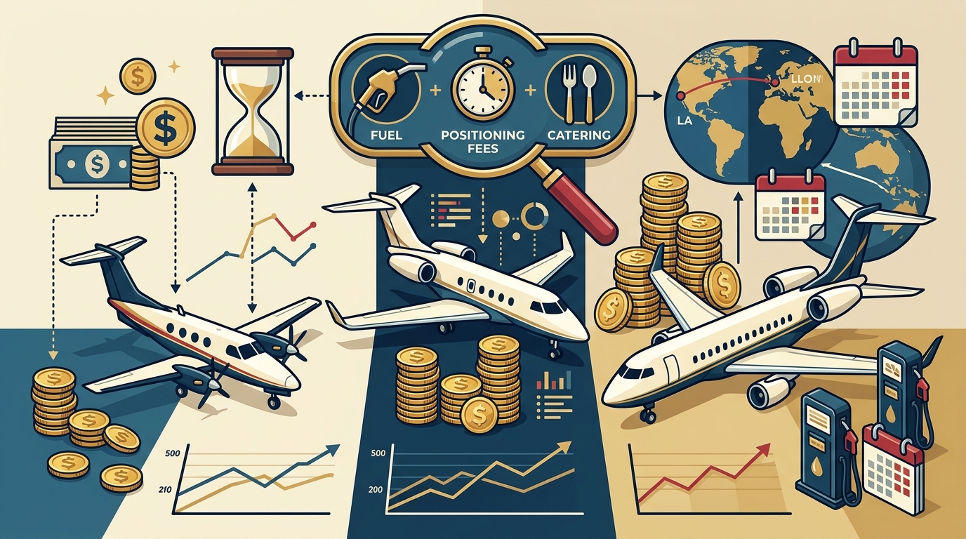Private Jet Charter Cost Comparison: 2026 Pricing Guide
