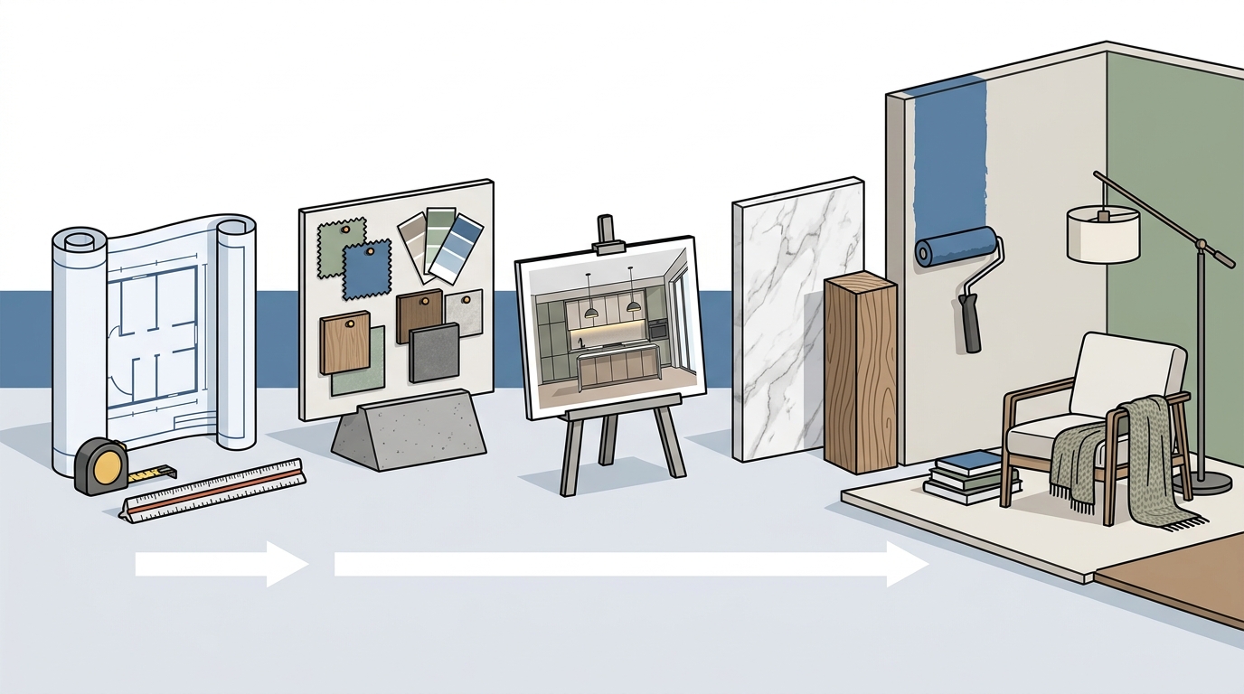Steps to Implement Modern Residential Interior Design