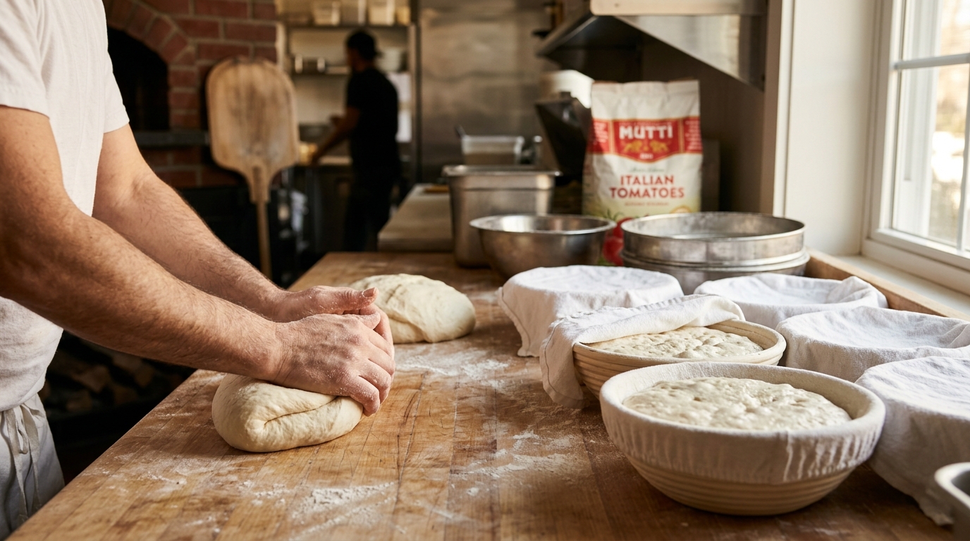 Pizzeria That Makes Dough From Scratch in Briarcliff Manor