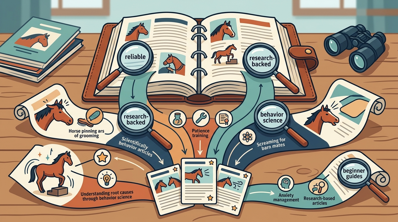 How to Find Horse Behavior Articles for Beginners