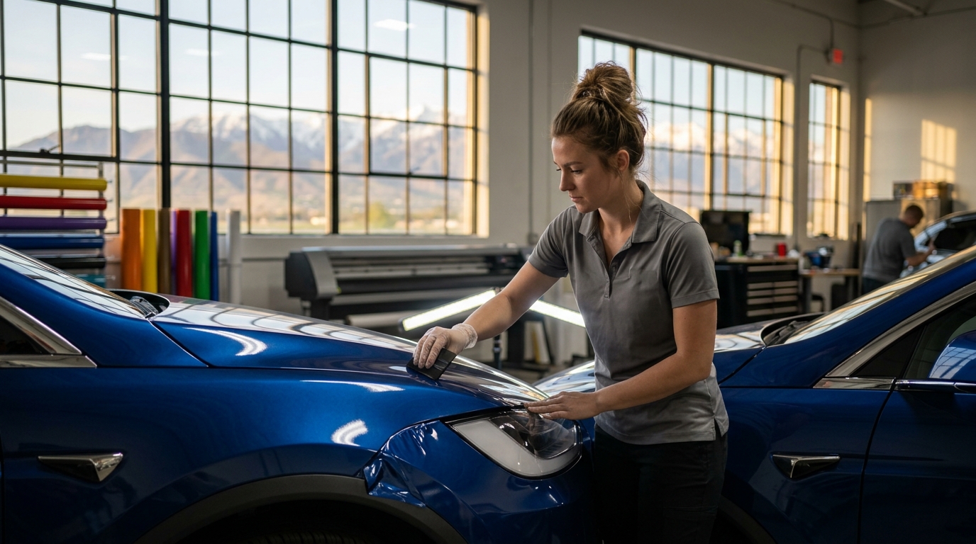 Highest Quality Vehicle Wrap Installations in Utah County