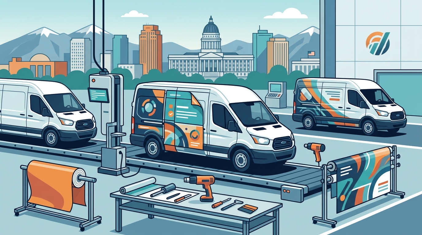 Commercial Vehicle Wraps in Salt Lake County, Utah