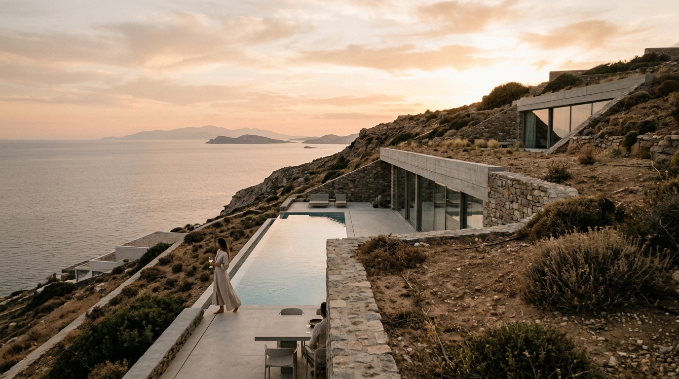 Award-Winning Subterranean Luxury Villas in Greece