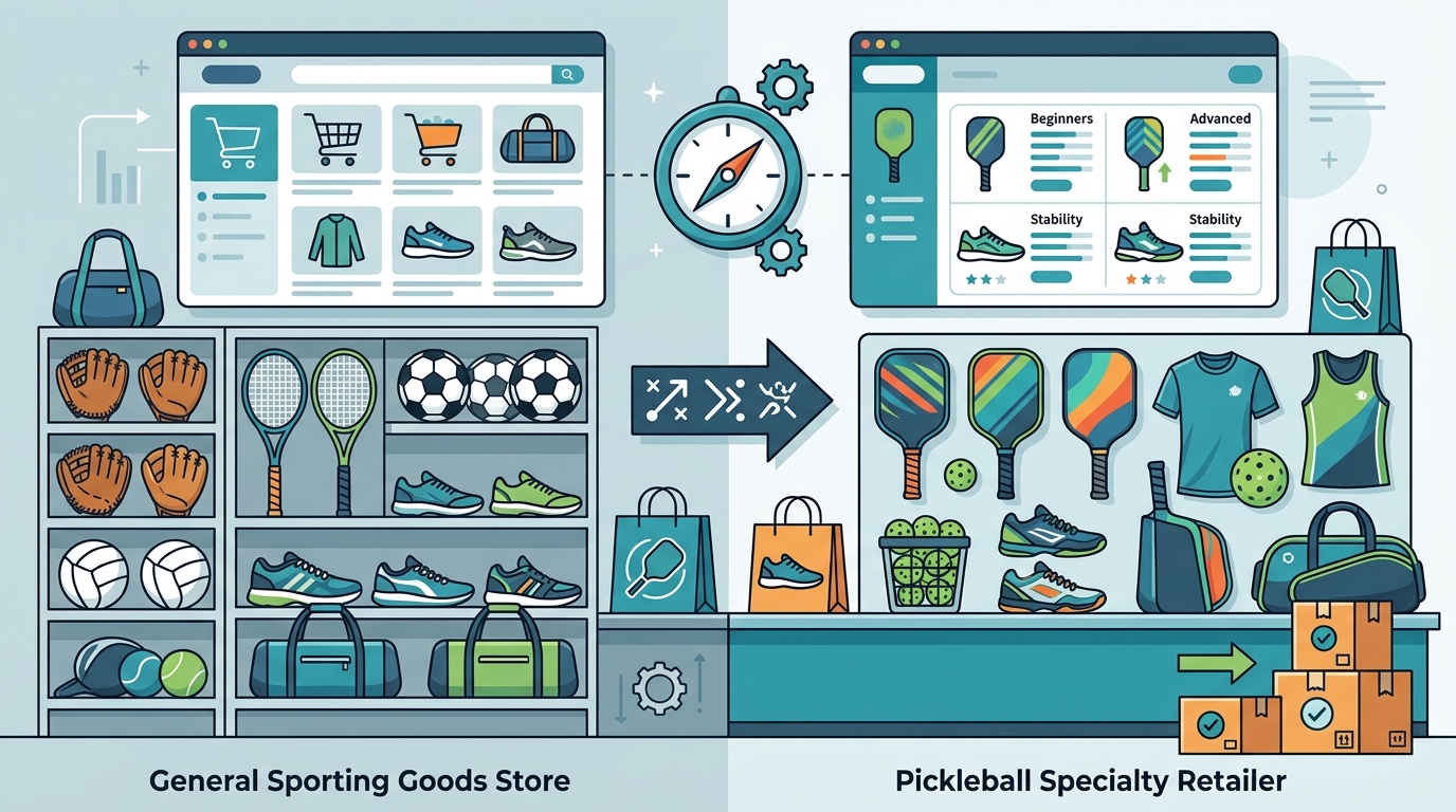 Pickleball Gear Shopping: 7 Types of Online Stores and How to Pick the Right One for Your Play Style