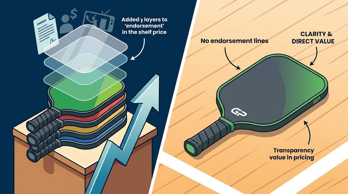 The Real Cost of a Pro Pickleball Paddle: How Endorsement Economics Inflate Prices and Where to Find Better Deals