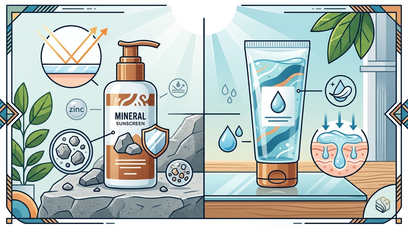 Mineral vs Gel Sunscreen: Best Brands for Every Skin Type