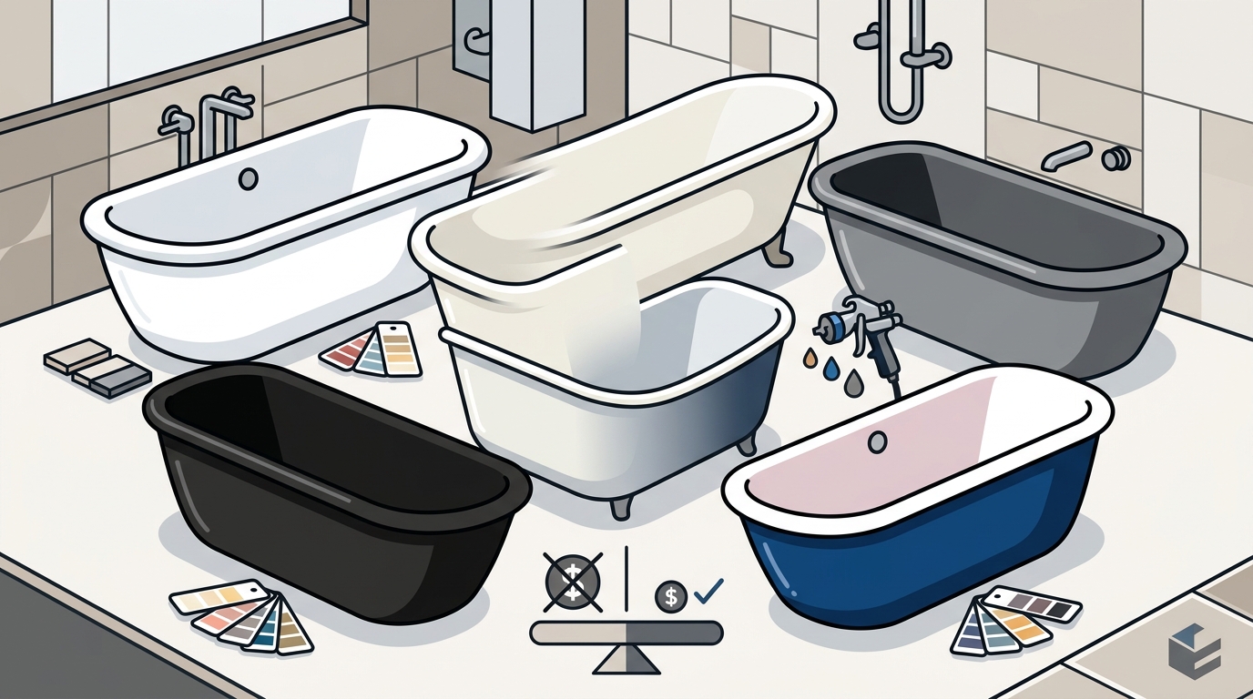 Bathtub Refinishing Color Options: A Complete Guide