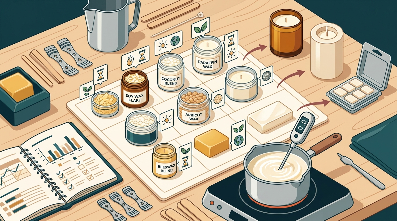 How to Choose the Right Wax for Your Candle Project
