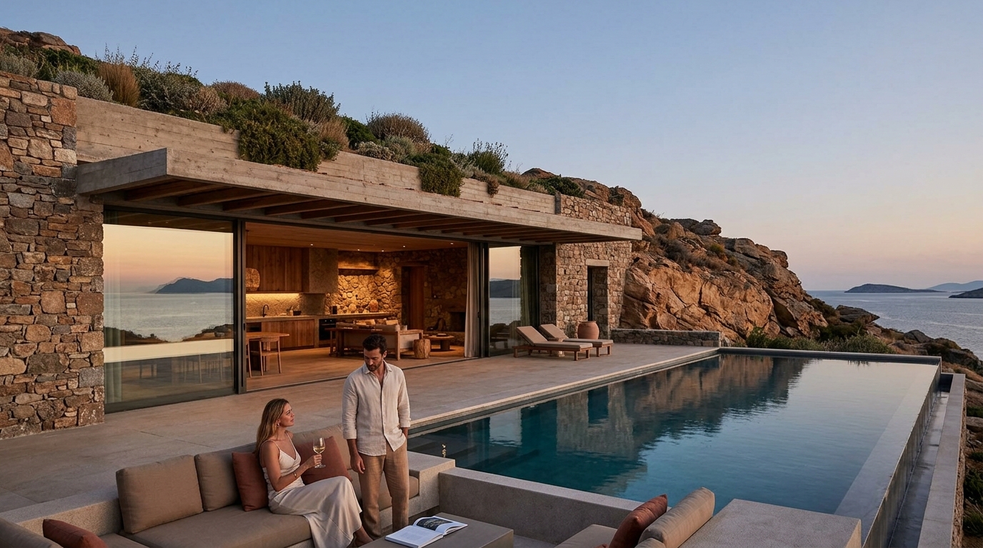 Award-Winning Subterranean Luxury Villas in Greece
