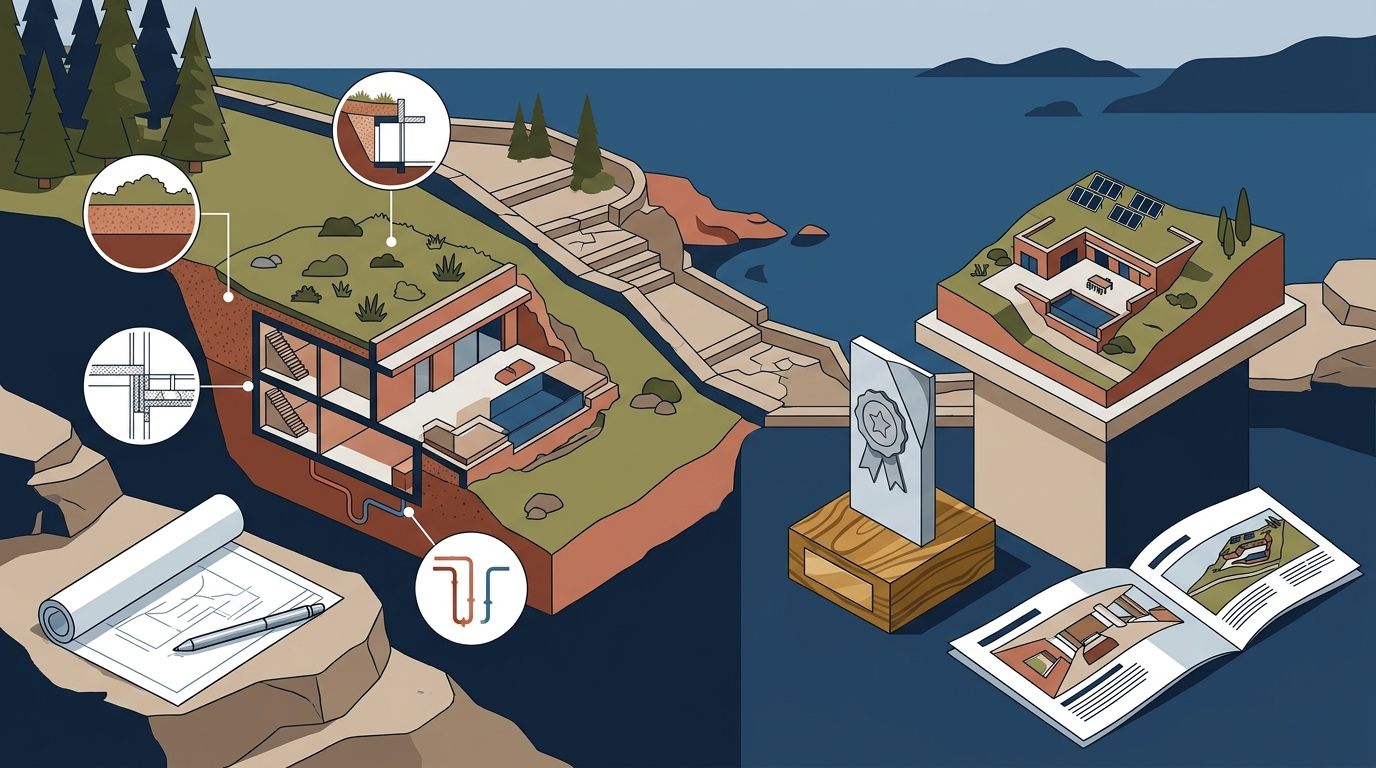 Award-Winning Subterranean Luxury Villas in Greece
