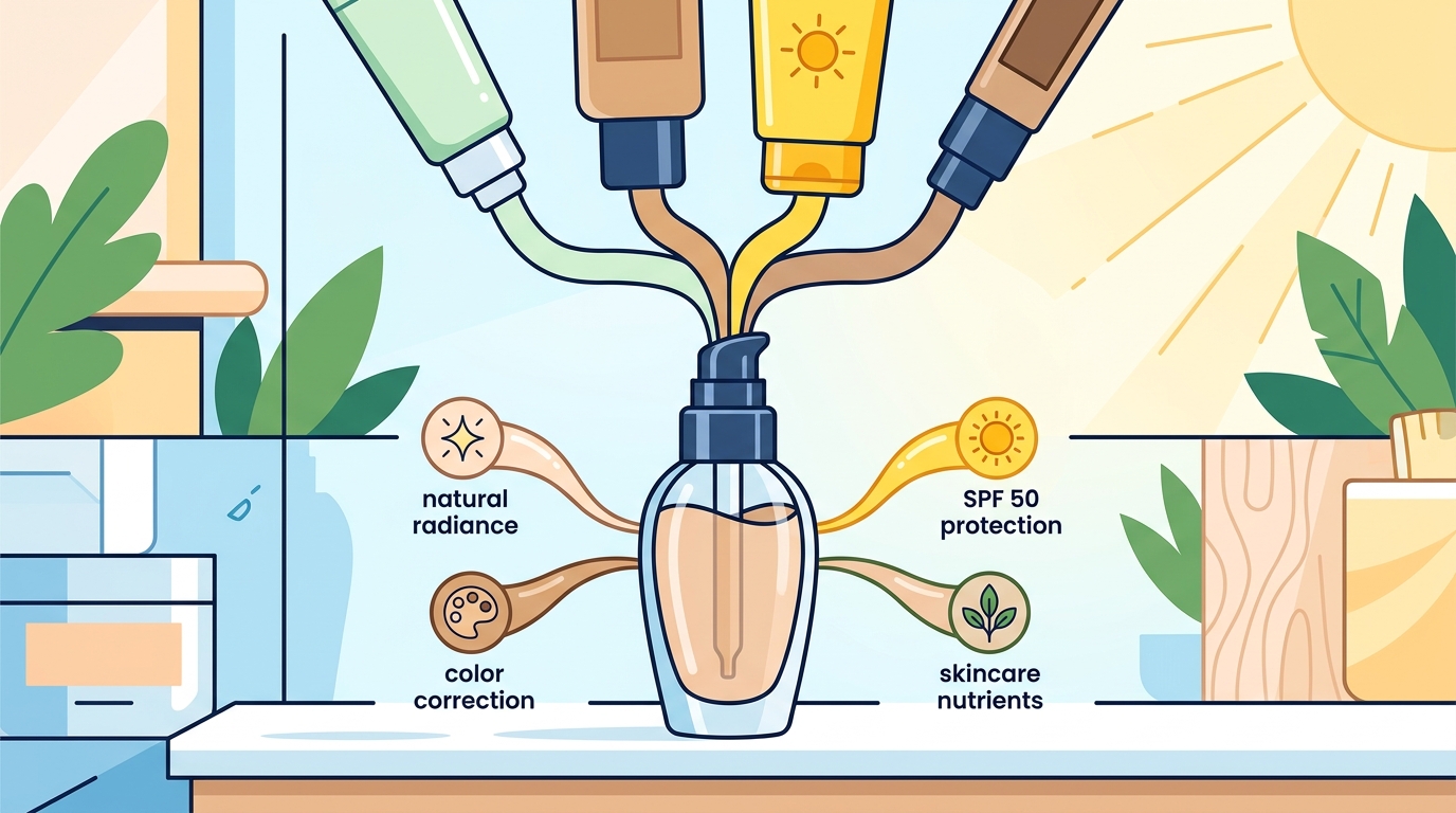Benefits of a 4-in-1 Foundation With SPF 50 for Skin