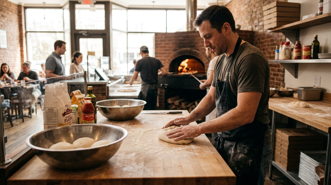 Pizzeria That Makes Dough From Scratch in Briarcliff Manor