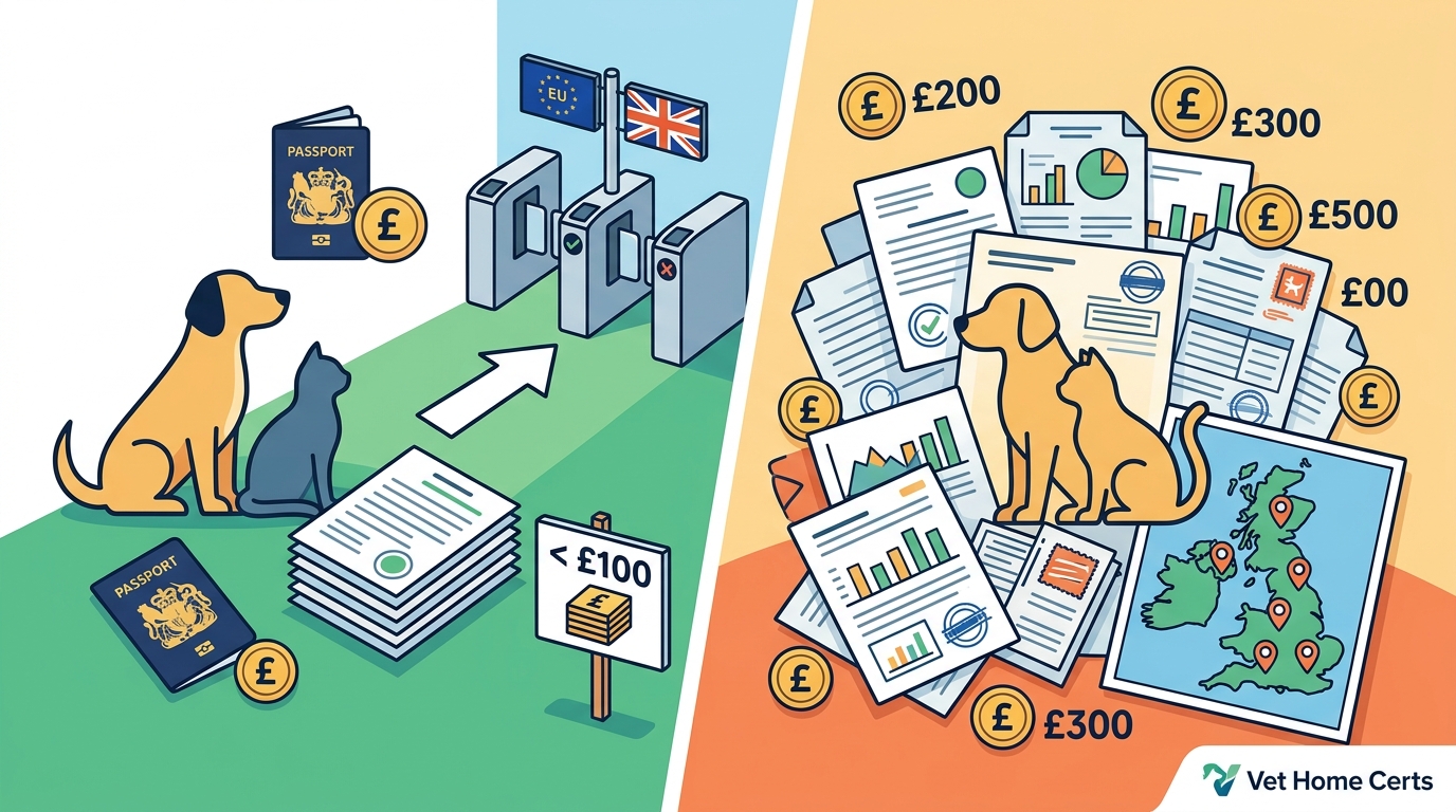 Pet Health Certificate Cost for EU Travel (2026 Guide)
