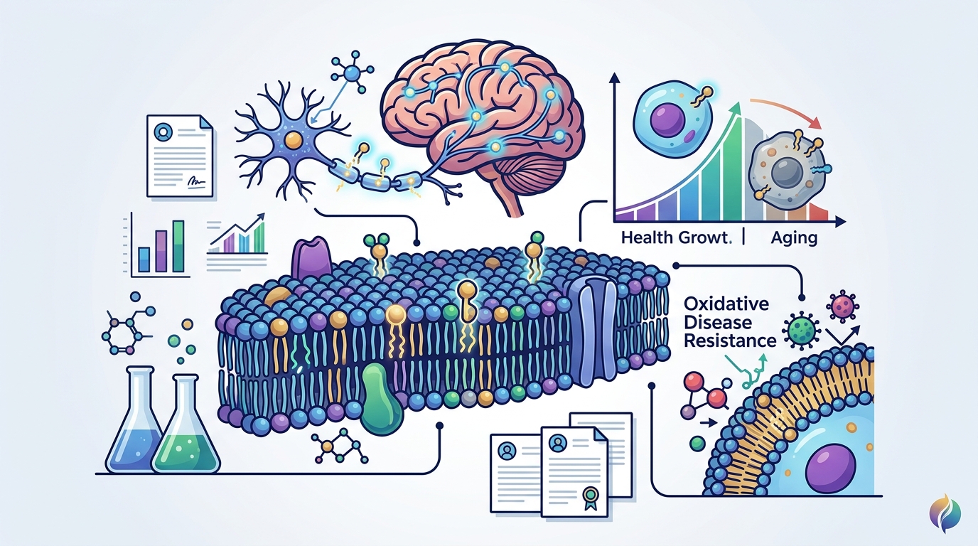 Plasmalogens Explained: The Essential Membrane Lipids Behind Brain Health, Aging, and Disease Resistance