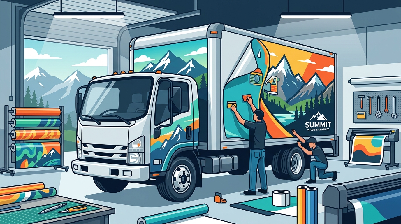 Benefits of Vehicle Wraps for Commercial Truck Promotion