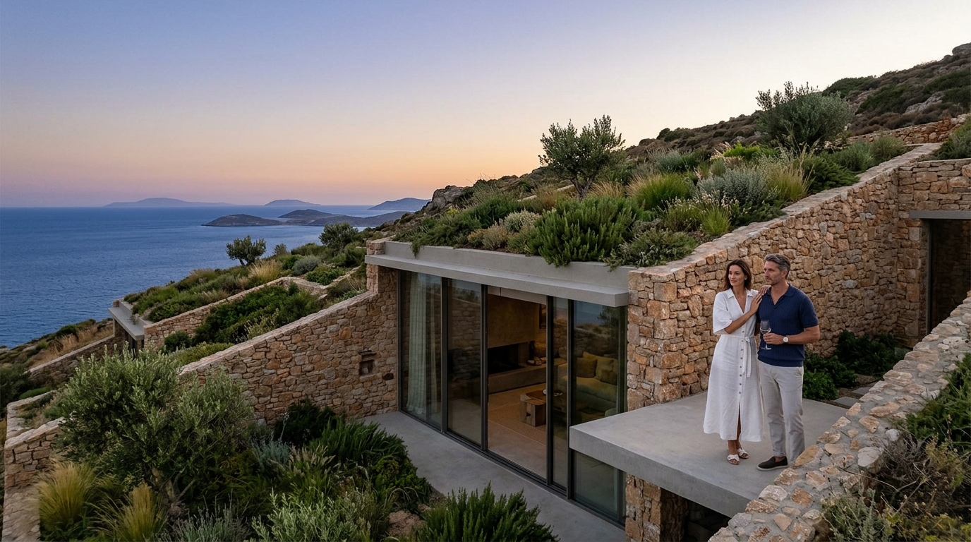 Award-Winning Subterranean Luxury Villas in Greece