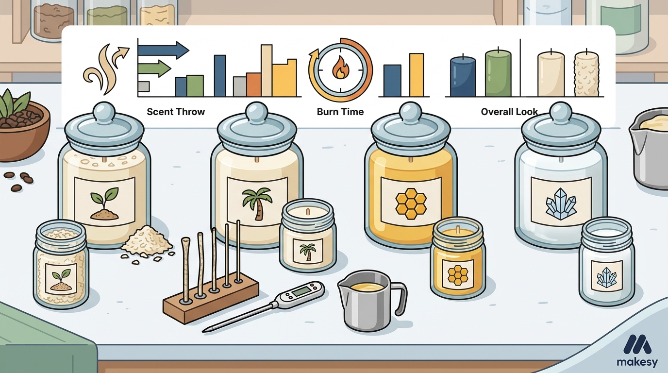 How to Choose the Right Wax for Your Candle Project