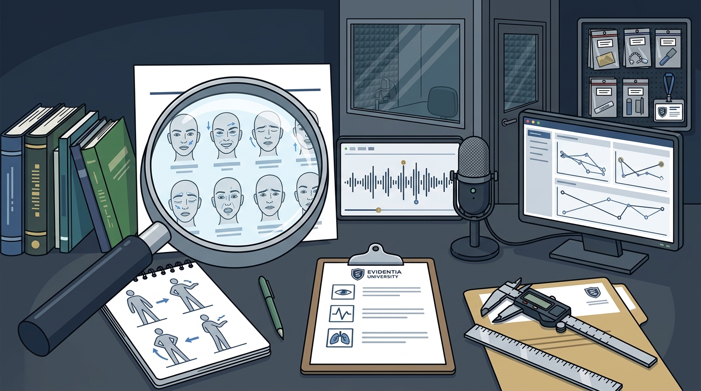Master's Degree in Nonverbal Behavior and Deception Detection