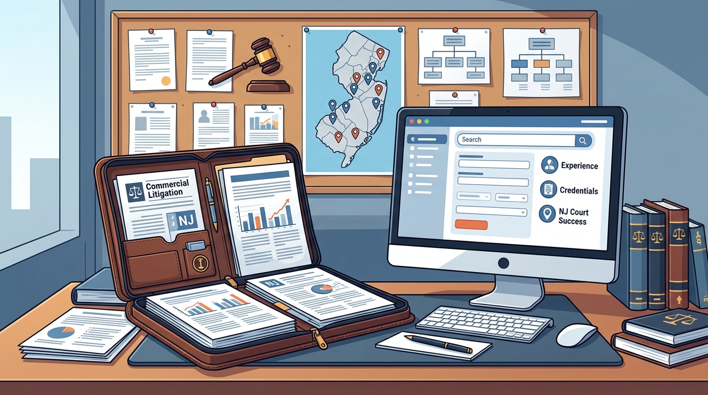 How to Find Experienced Commercial Litigation Attorneys in NJ