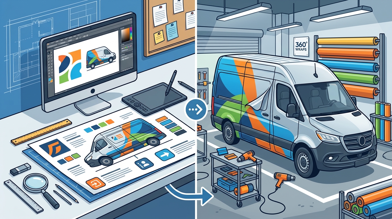 How to Design an Effective Vehicle Wrap for Marketing
