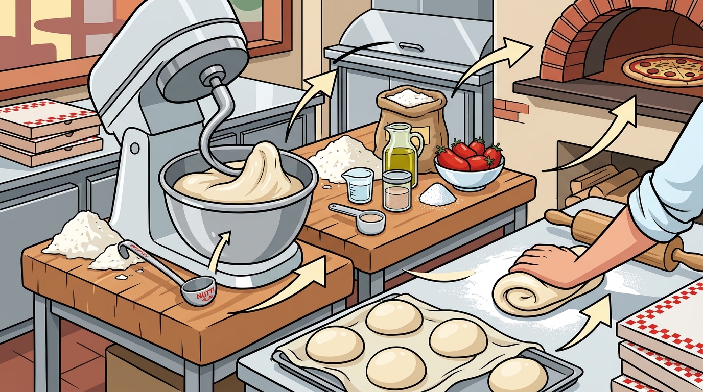 Pizzeria That Makes Dough From Scratch in Briarcliff Manor