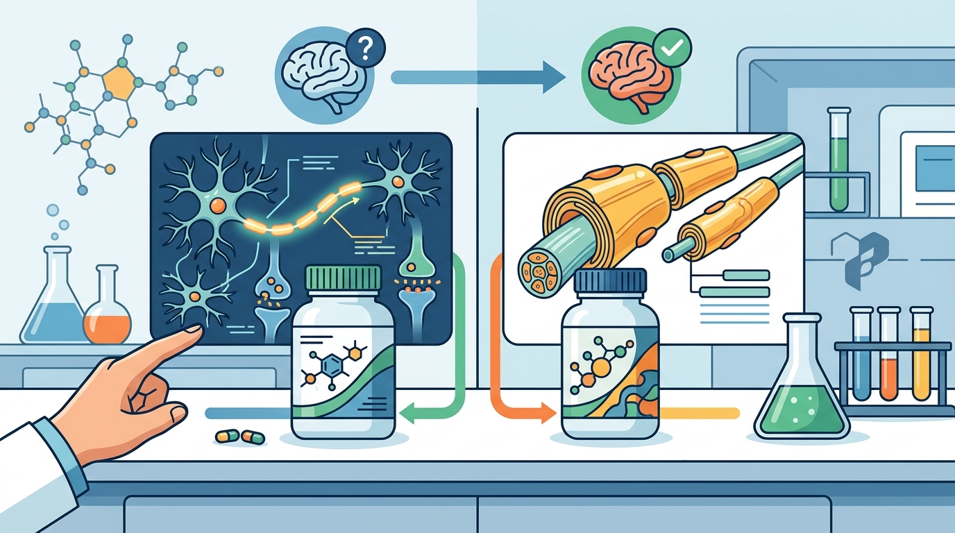 Neurons Need DHA, Myelin Needs Oleic Acid: A Cell-Type Guide to Choosing Plasmalogen Supplements for Memory