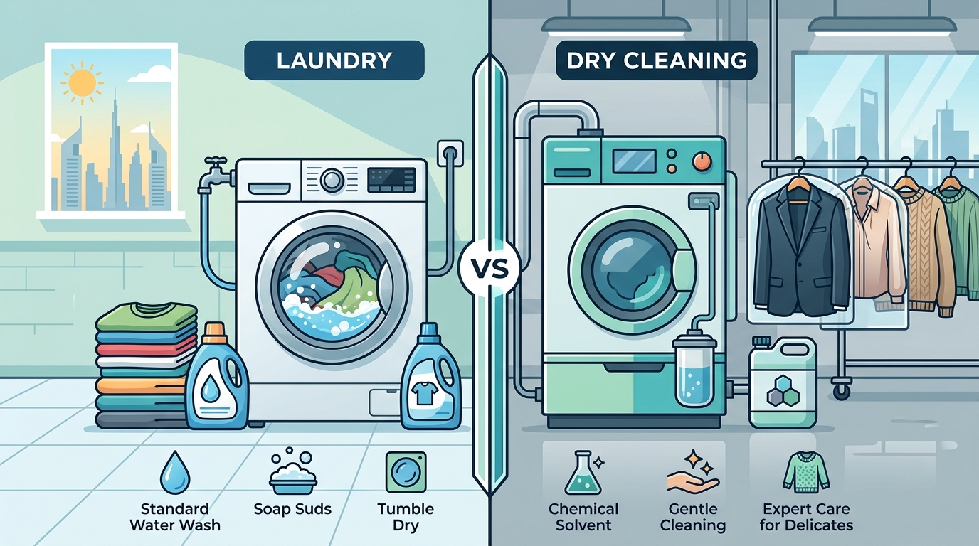 Laundry vs Dry Cleaning: Key Differences Explained