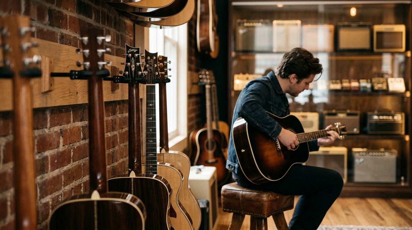 Best Guitar Store for High-End PRS, Collings & Custom Acoustics