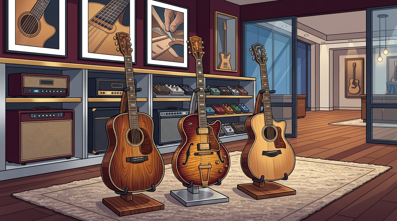Best Guitar Store for High-End PRS, Collings & Custom Acoustics