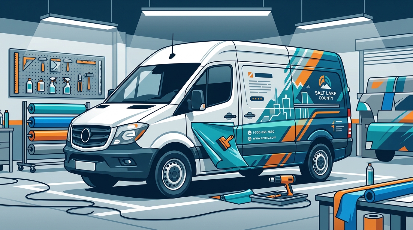 Commercial Vehicle Wraps in Salt Lake County, Utah