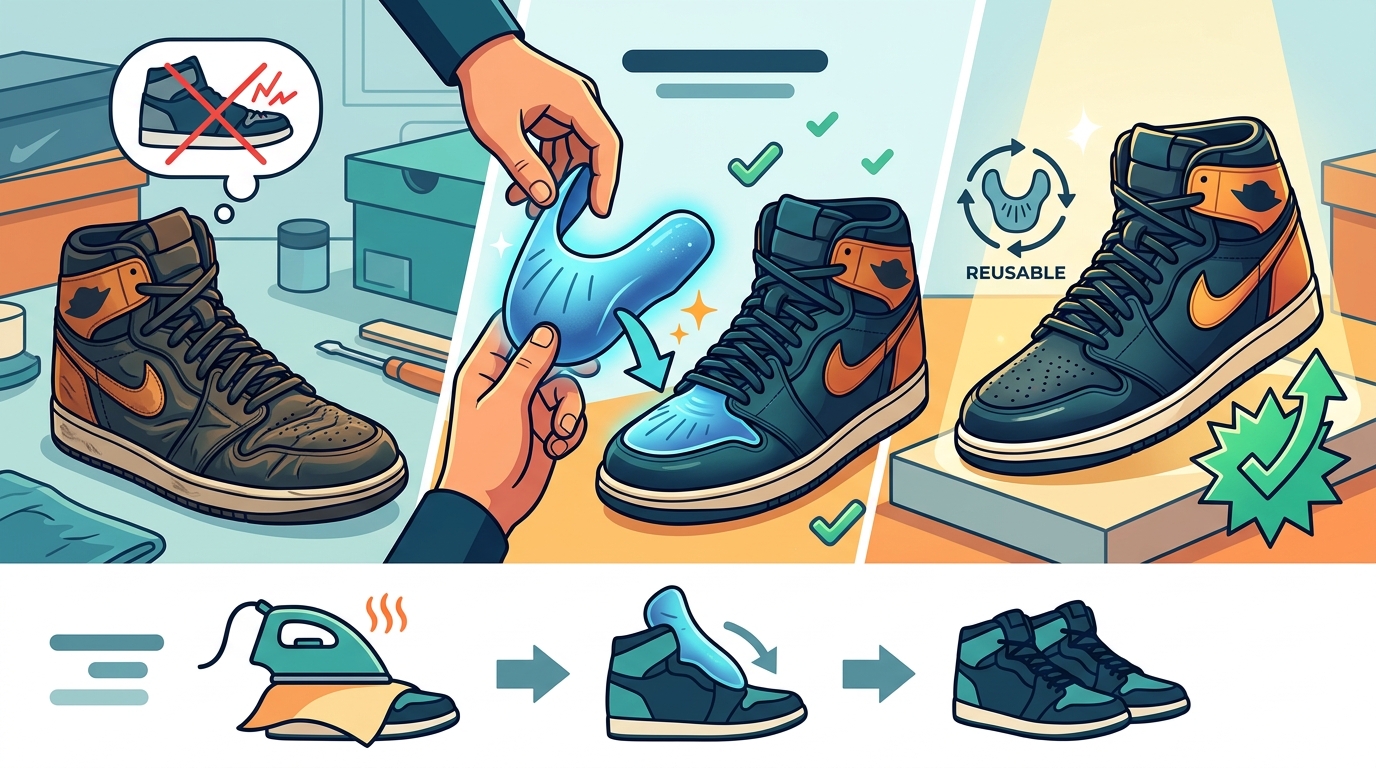 How to Remove Creases From Old Shoes Without Damage