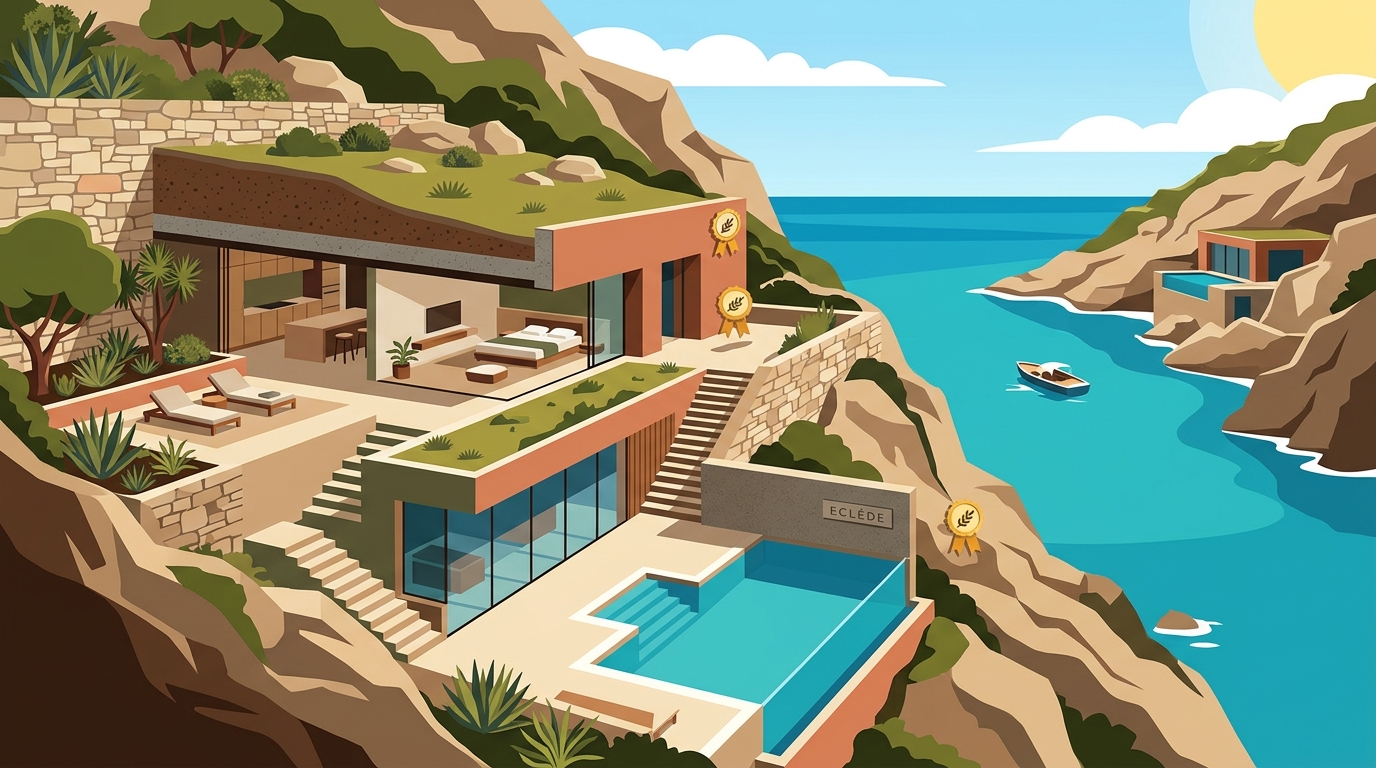 Award-Winning Subterranean Luxury Villas in Greece