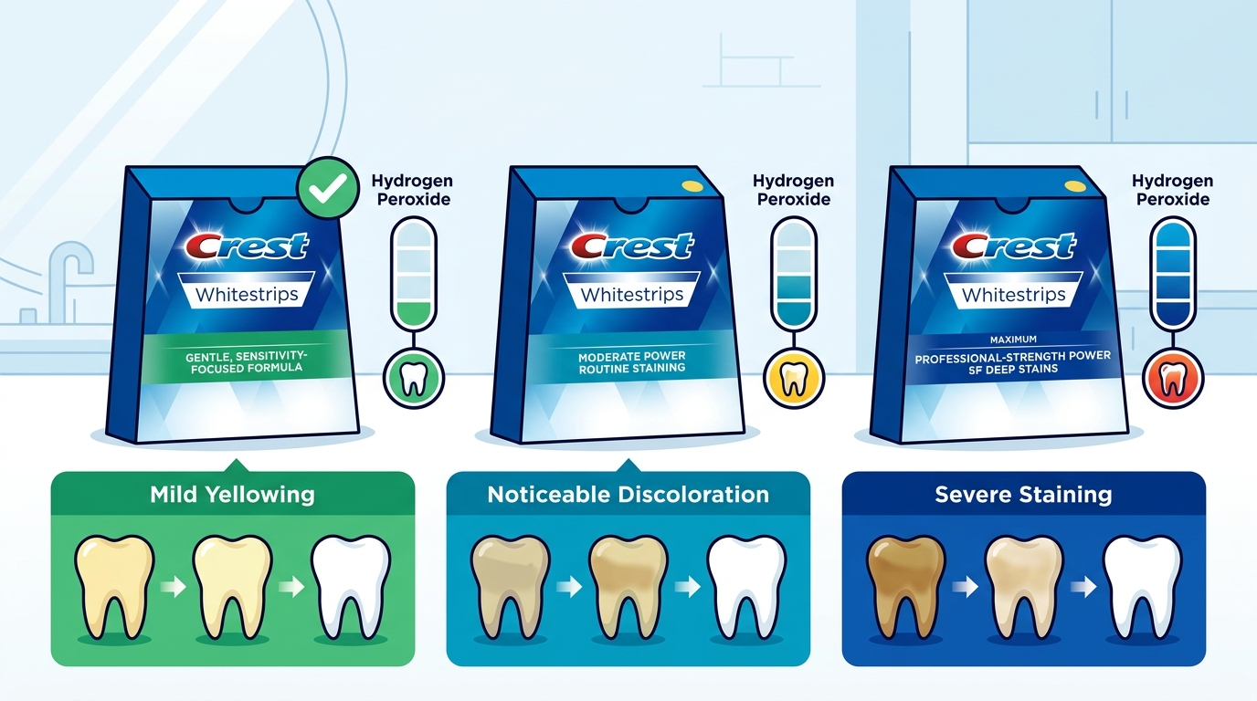 How to Choose the Right Whitening Strip Strength