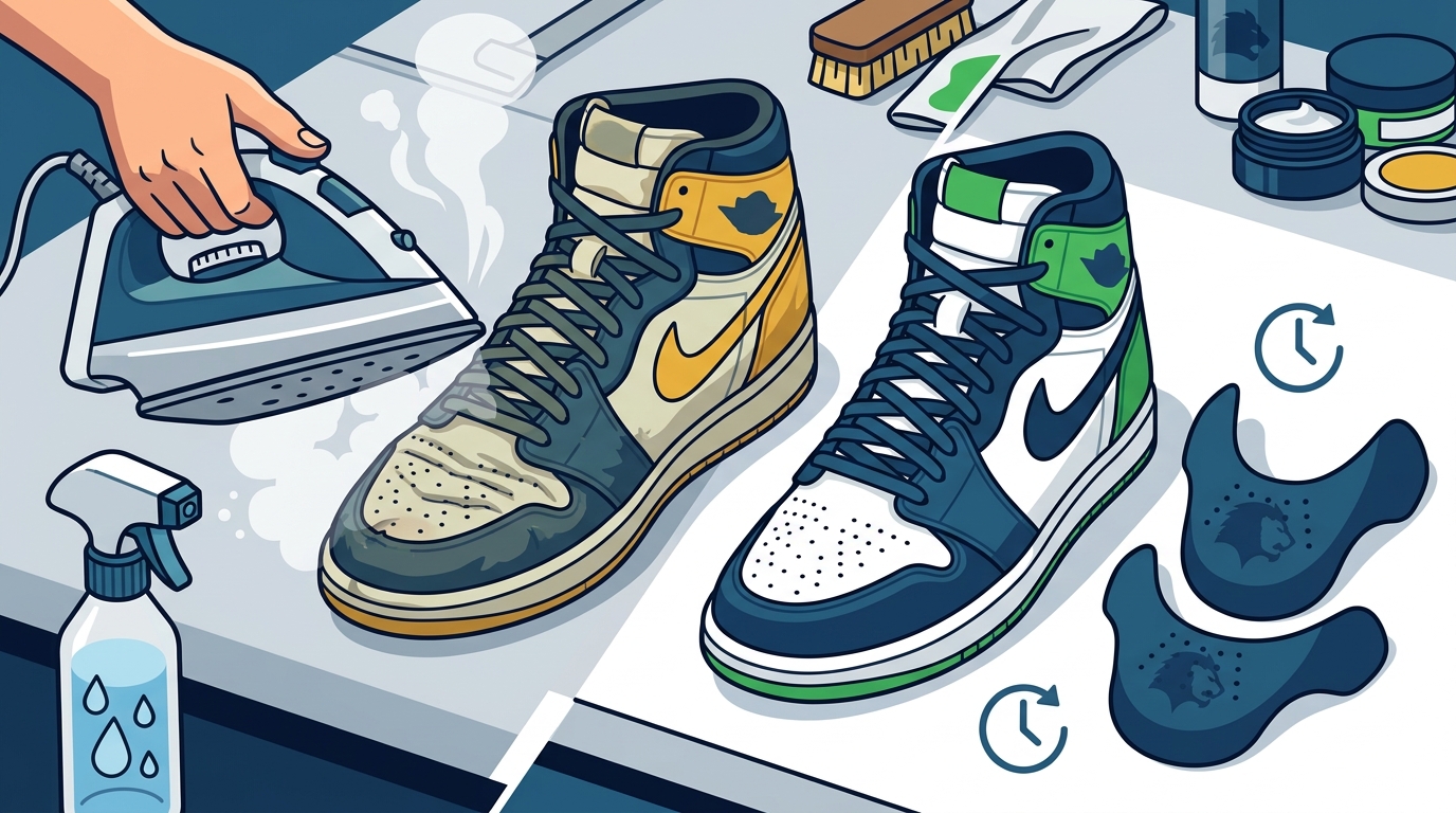 How to Remove Creases From Old Shoes Without Damage