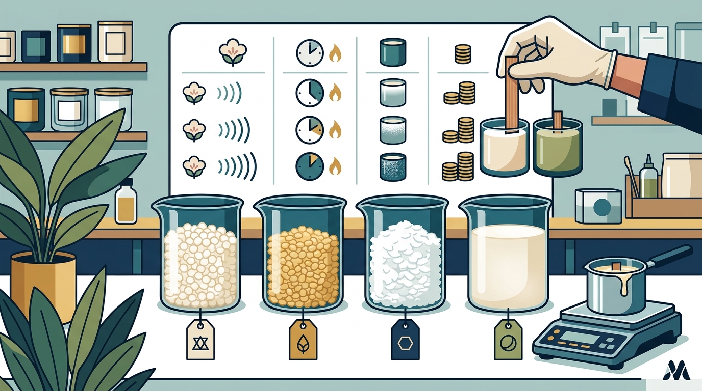 How to Choose the Right Wax for Your Candle Project