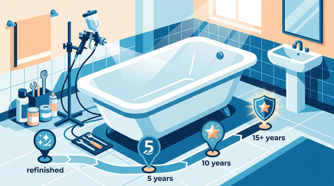 How Long Does Bathtub Refinishing Last? Lifespan Guide