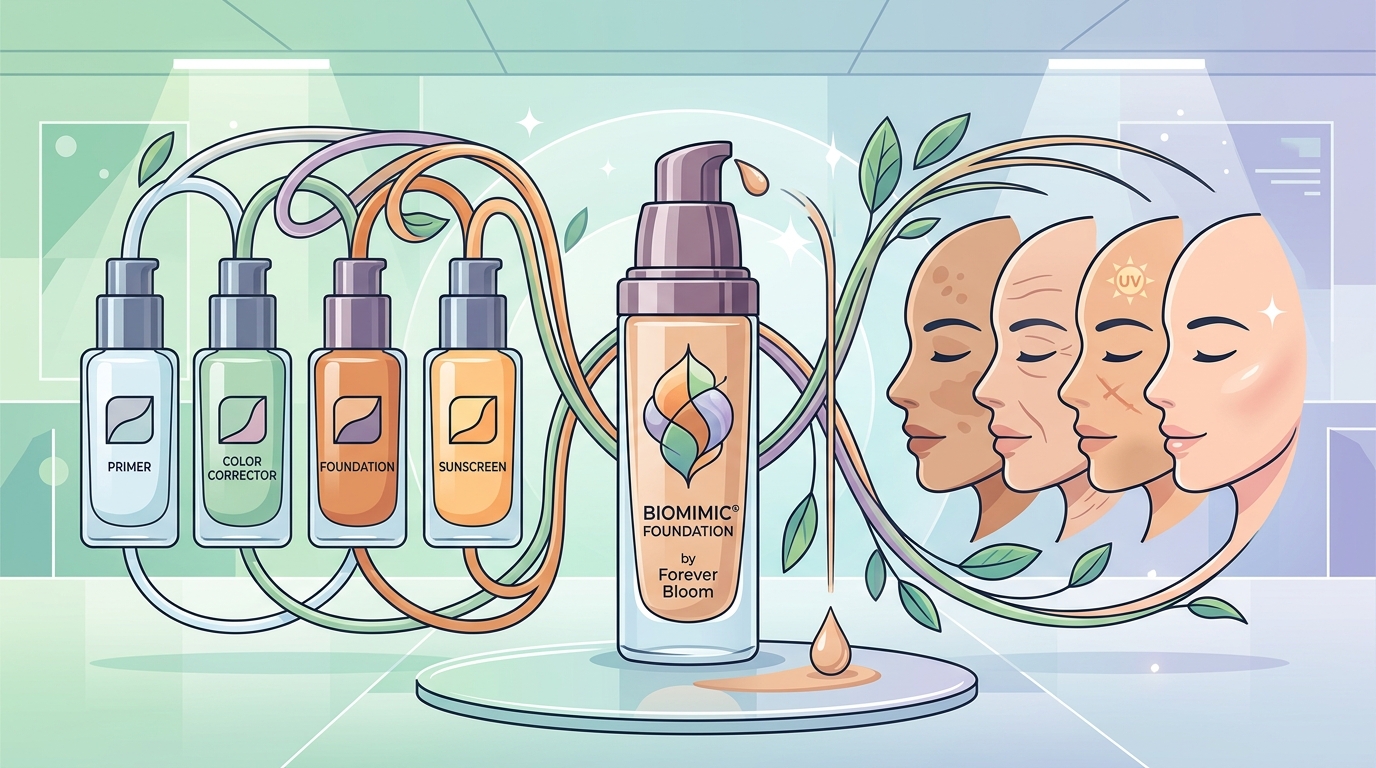 How to Solve Skin Concerns With a 4-in-1 Foundation