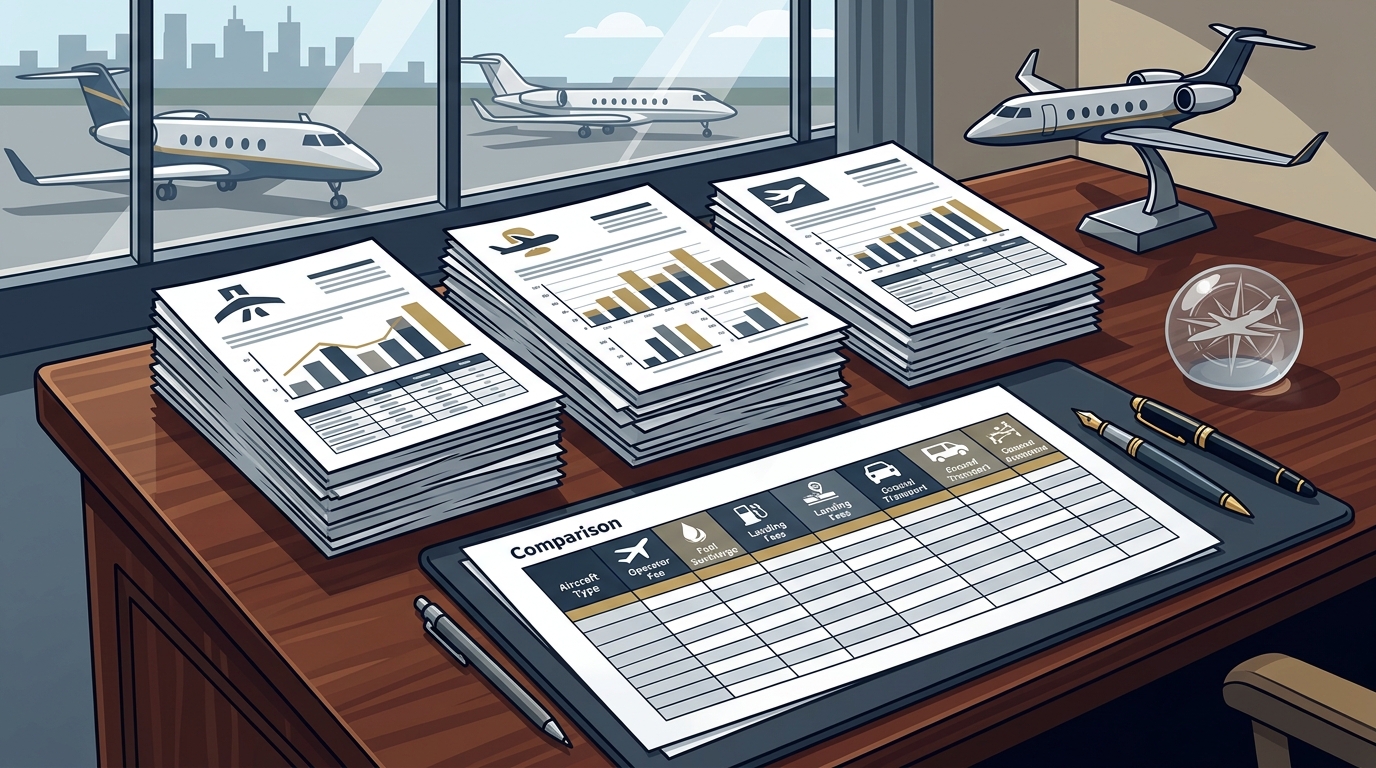 Private Jet Cost Comparison: How Providers Differ in 2026