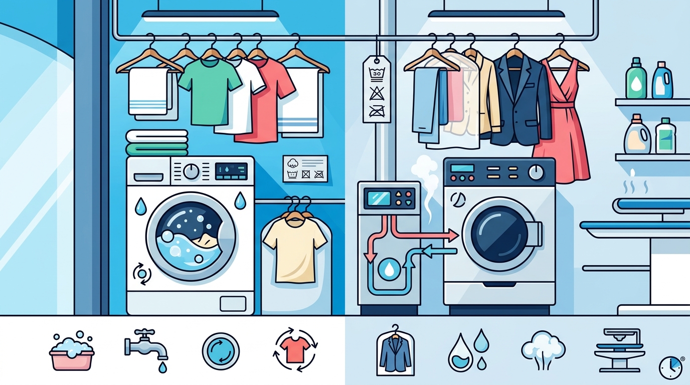 Laundry vs Dry Cleaning: Key Differences Explained