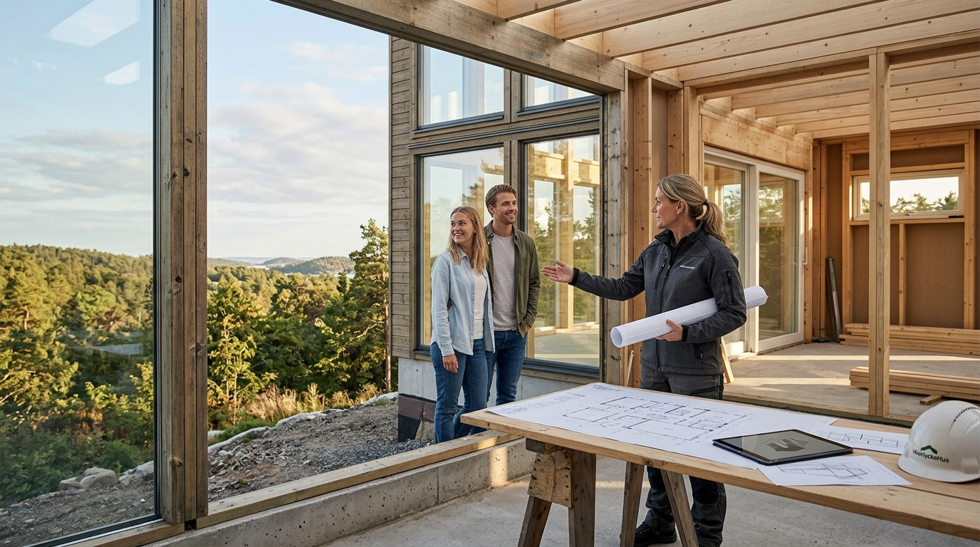 Fördelar med husbyggare med helhetsansvar