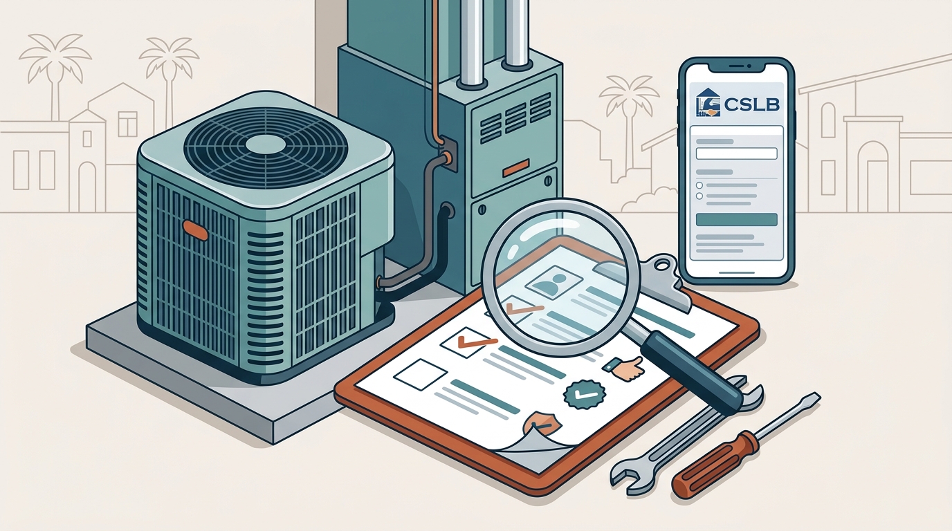How to Find a Licensed HVAC Contractor in California