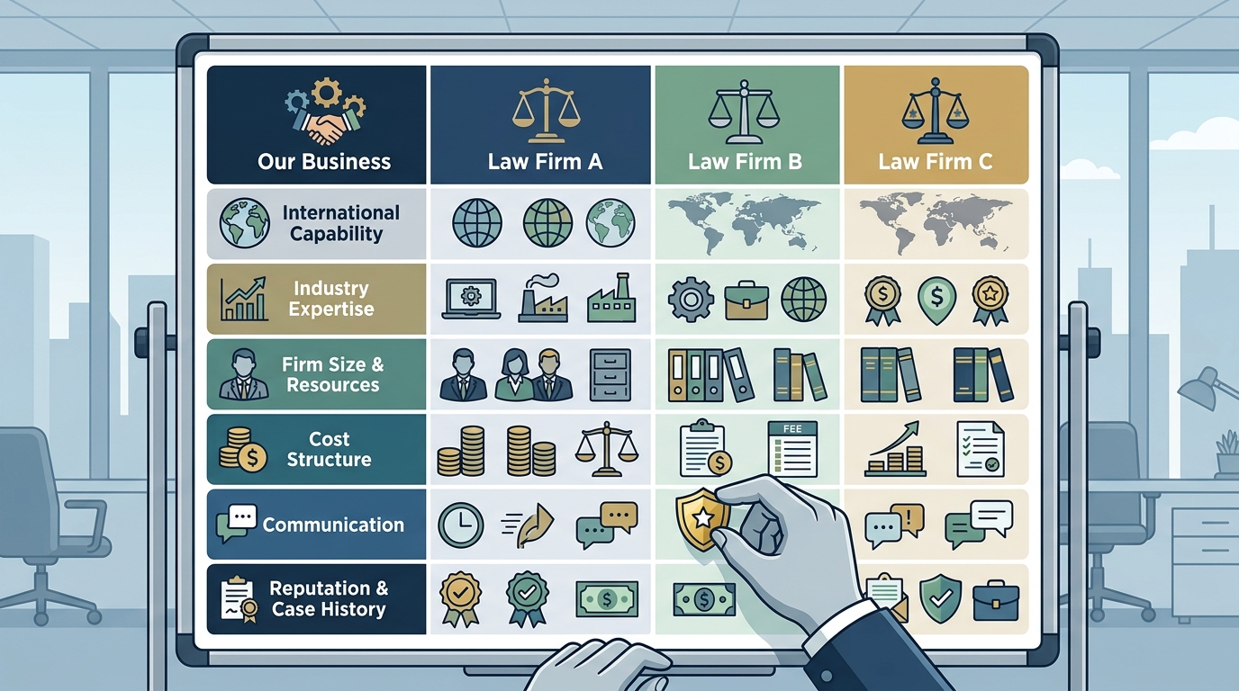 Key Factors to Consider When Choosing a Business Law Firm
