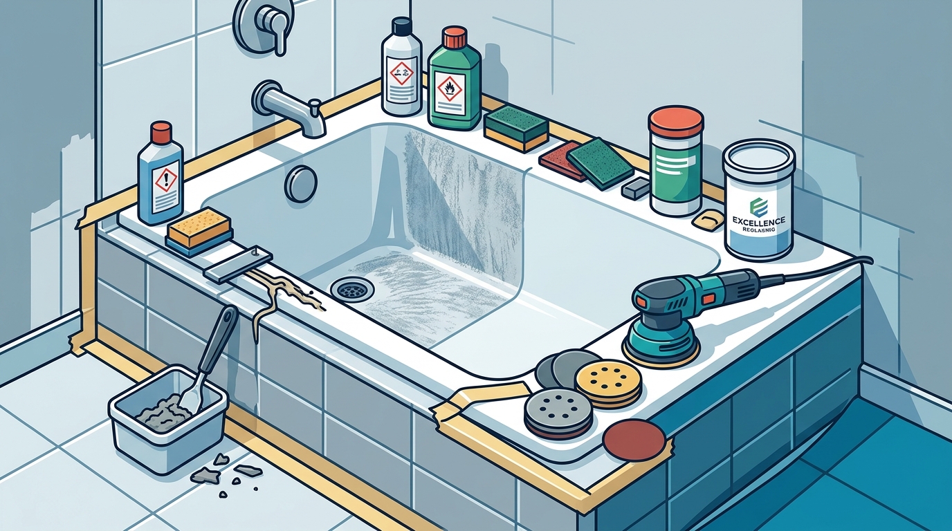Bathtub Surface Prep for Reglazing: Step-by-Step Guide