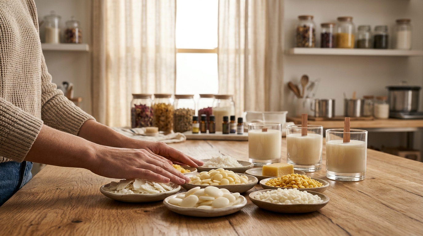 How to Choose the Right Wax for Your Candle Project
