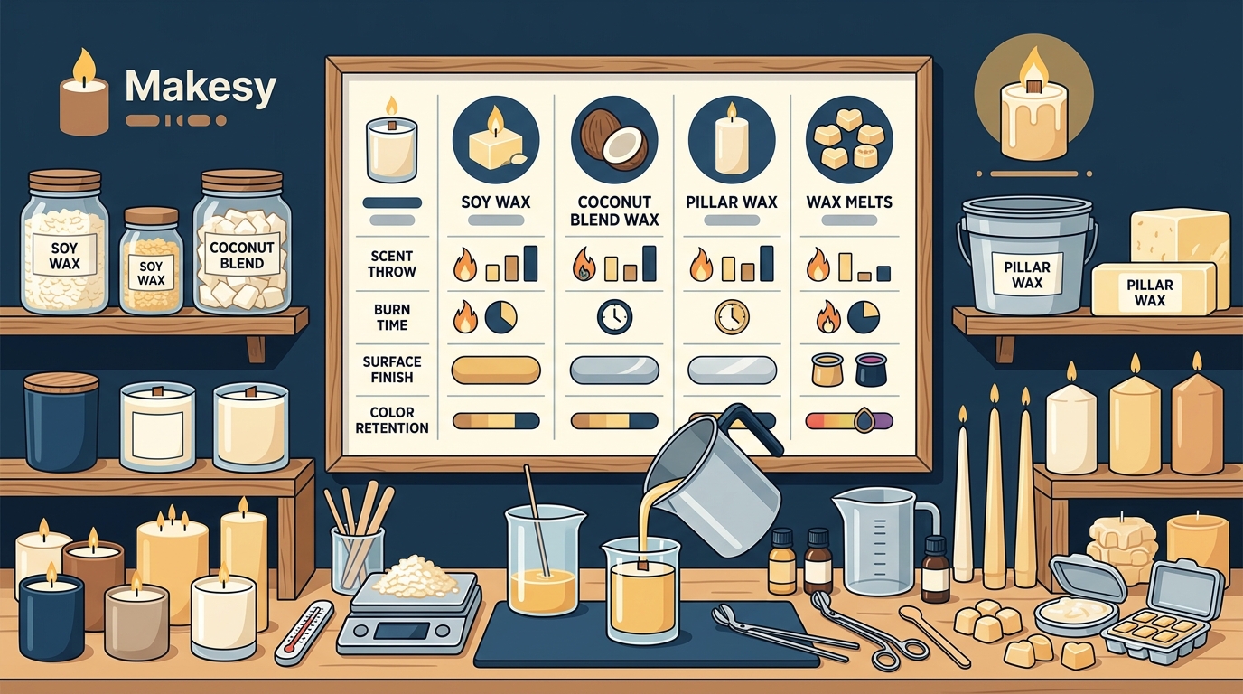 How to Choose the Right Wax for Your Candle Project