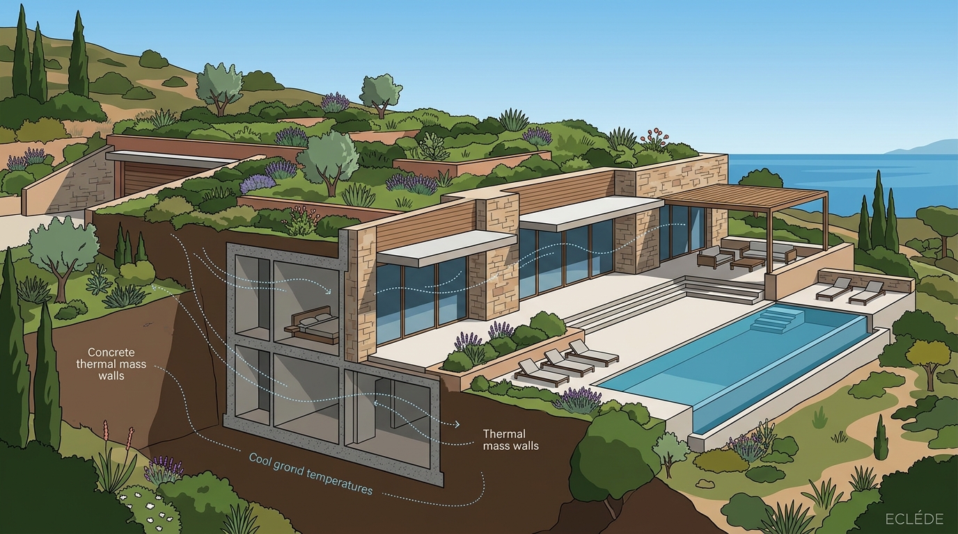 Earth-Sheltered Architecture: Energy Efficiency in Hot Climates
