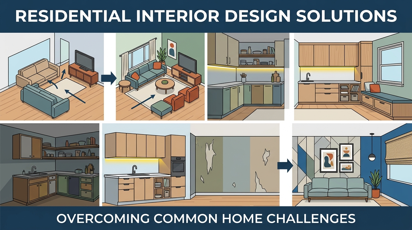 How to Solve Common Residential Interior Design Problems