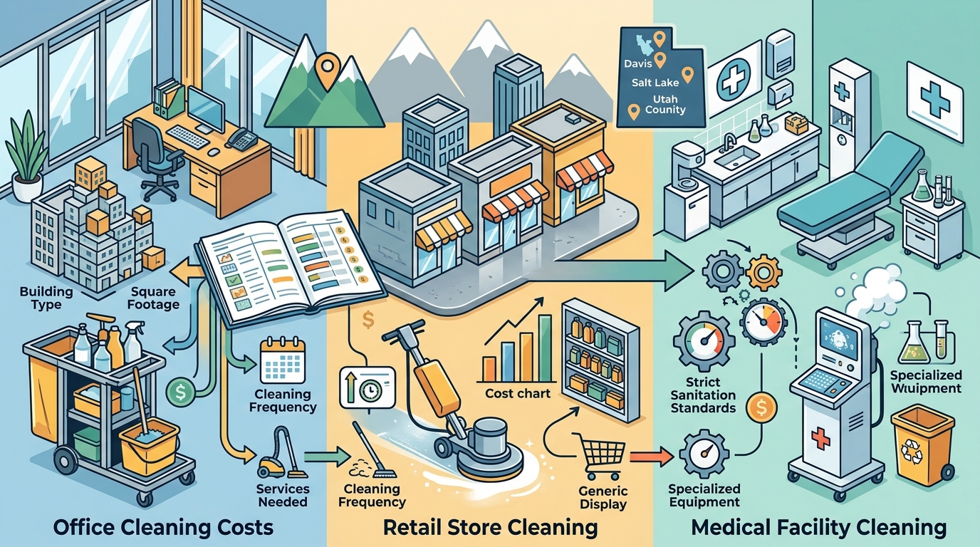 Commercial Cleaning Costs in Utah: 2026 Pricing Guide
