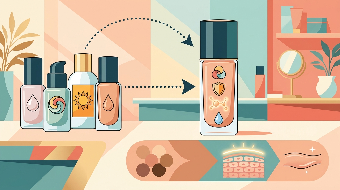 How to Solve Skin Concerns With a 4-in-1 Foundation