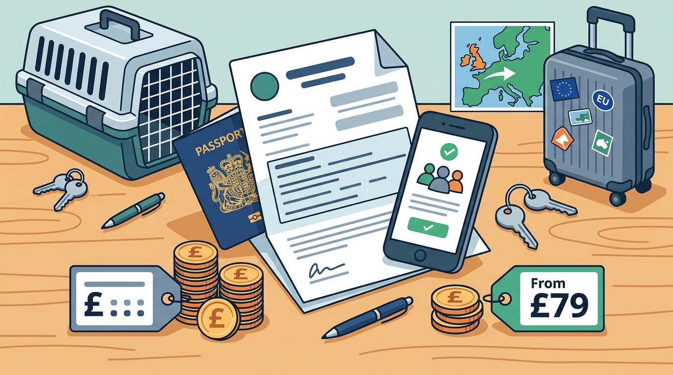 Pet Health Certificate Cost for EU Entry: 2026 Price Guide